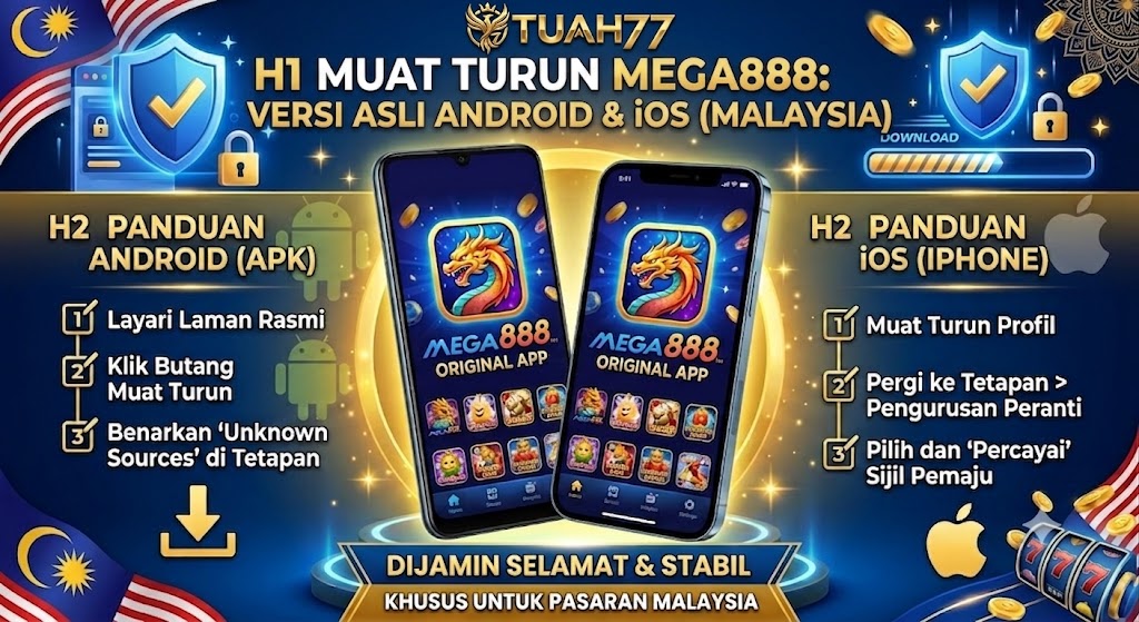 Muat Turun Mega888: Versi Asli Android & iOS